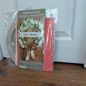 Paper Source Grateful Wreath Kit - Give thanks